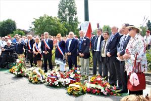 3 - Inauguration rond-point Madeleine et Félix VALLAT Morts pour la France